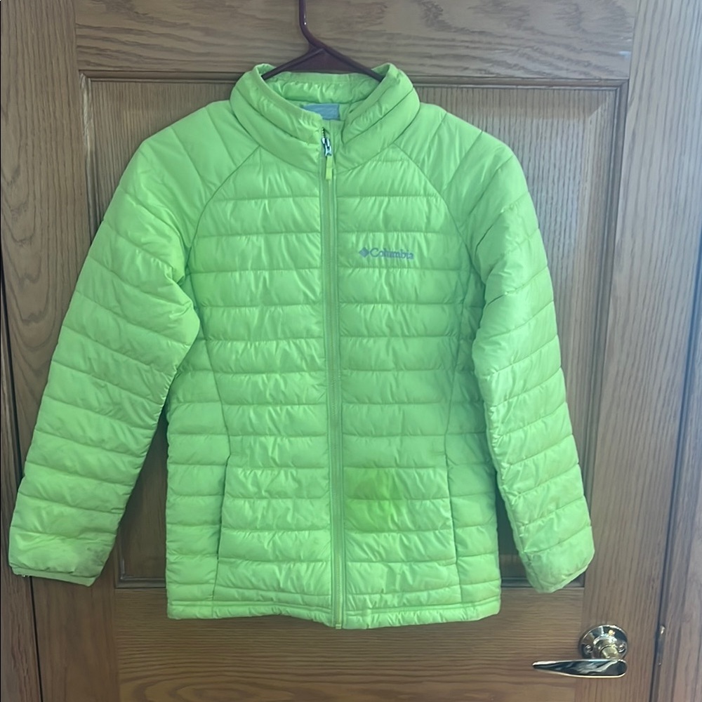 Columbia Kids Bright Green Puffer Jacket